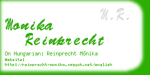 monika reinprecht business card