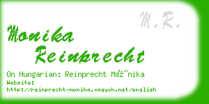 monika reinprecht business card
